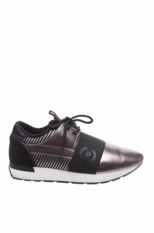 Dámske topánky  Pollini, Veľkosť 38, Farba Čierna, Pravá koža , Prírodný velur , textil, Cena  150,82 €