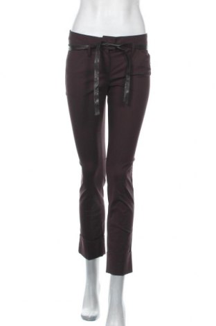 Damskie spodnie Sportmax, Rozmiar S, Kolor Brązowy, 96% bawełna, 4% elastyna, Cena 526,56 zł