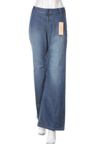 Dámske nohavice Triangle By s.Oliver, Veľkosť L, Farba Modrá, 60% bavlna, 39% polyester, 1% elastan, Cena  19,95 €