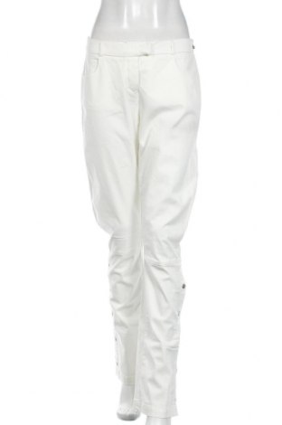 Дамски панталон Trussardi, Размер M, Цвят Екрю, 98% памук, 2% еластан, Цена 43,35 лв.