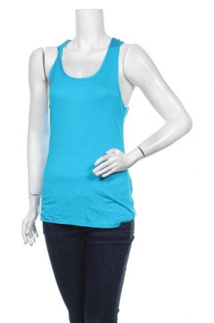 Damska koszulka na ramiączkach London, Rozmiar M, Kolor Niebieski, 95% wiskoza, 5% elastyna, Cena 7,62 zł