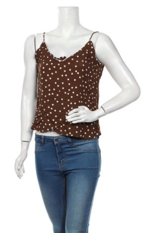 Γυναικείο αμάνικο μπλουζάκι Zara, Μέγεθος M, Χρώμα Καφέ, Τιμή 19,18 €