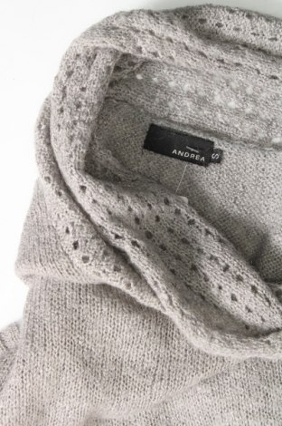 Дамски пуловер Andrea, Размер S, Цвят Сив, Цена 16,80 лв.