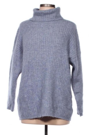 Damski sweter Flat Top, Rozmiar M, Kolor Niebieski, 37% poliamid, 30% wełna alpaki, 21% wełna, 7%akryl, 5% elastyna, Cena 97,23 zł