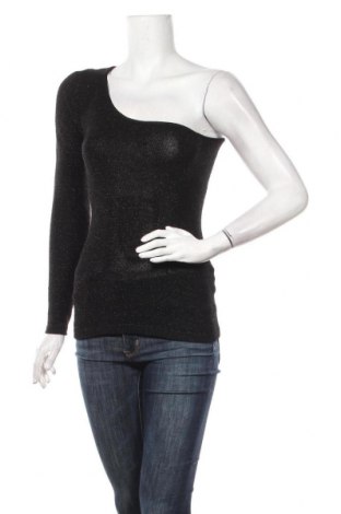 Дамски пуловер Hennes, Размер S, Цвят Черен, 78% акрил, 13% метални нишки, 8% полиамид, 1% еластан, Цена 5,04 лв.