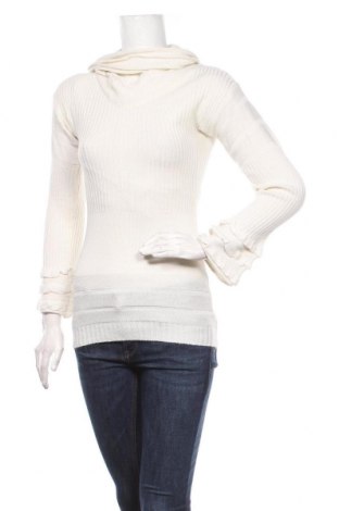 Дамски пуловер Nicowa, Размер XS, Цвят Бял, 50% вълна, 5% полиакрил, Цена 35,70 лв.