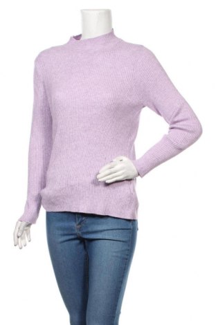 Дамски пуловер Takko Fashion, Размер M, Цвят Лилав, 56% вискоза, 29% полиестер, 15% полиамид, Цена 25,20 лв.