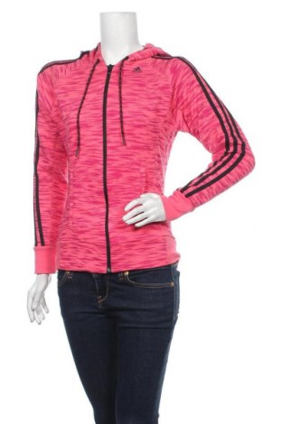 Γυναικείο φούτερ Adidas, Μέγεθος XS, Χρώμα Ρόζ , 75% πολυεστέρας, 25% βισκόζη, Τιμή 20,41 €