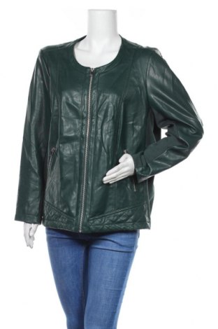 Damen Lederjacke Ms Mode, Größe 3XL, Farbe Grün, Kunstleder, Preis 35,49 €