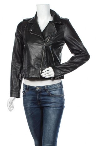 Damen Lederjacke Zara, Größe S, Farbe Schwarz, Kunstleder, Preis 41,96 €
