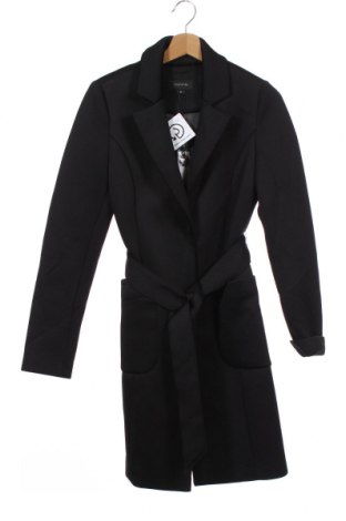 Γυναικείο παλτό Comma,, Μέγεθος XS, Χρώμα Μαύρο, 79% πολυεστέρας, 14% βισκόζη, 7% ελαστάνη, Τιμή 52,42 €
