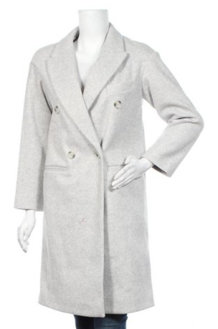 Дамско палто Topshop Petite, Размер S, Цвят Сив, 90% полиестер, 10% вискоза, Цена 125,40 лв.