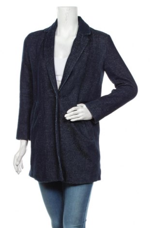 Дамско палто Zara Trafaluc, Размер S, Цвят Син, 80% памук, 20% полиамид, Цена 15,80 лв.