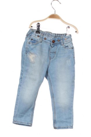 Detské džínsy  H&M, Veľkosť 9-12m/ 74-80 cm, Farba Modrá, Bavlna, Cena  4,99 €
