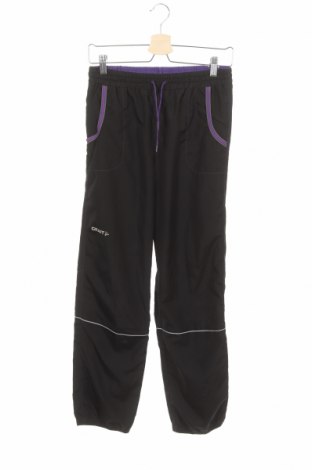 Pantaloni de trening, pentru copii Craft, Mărime 12-13y/ 158-164 cm, Culoare Negru, Poliester, Preț 43,77 Lei