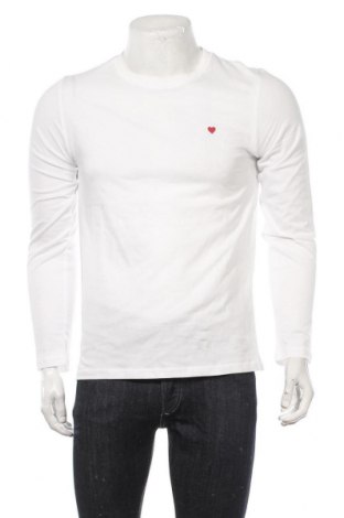 Мъжка блуза Brosbi, Размер S, Цвят Бял, Памук, Цена 43,60 лв.