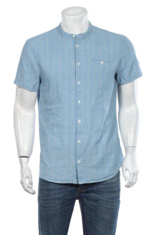 Pánská košile  Blend, Velikost L, Barva Modrá, 55% bavlna, 45% len, Cena  383,00 Kč