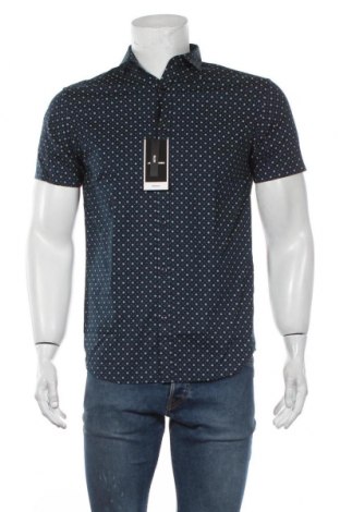 Męska koszula Premium By Jack & Jones, Rozmiar M, Kolor Niebieski, 98% bawełna, 2% elastyna, Cena 110,08 zł