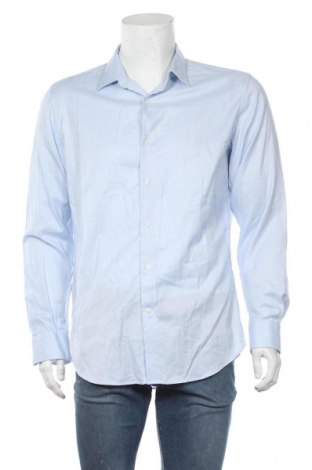 Ανδρικό πουκάμισο Uniqlo, Μέγεθος L, Χρώμα Μπλέ, 96% βαμβάκι, 4% ελαστάνη, Τιμή 16,89 €