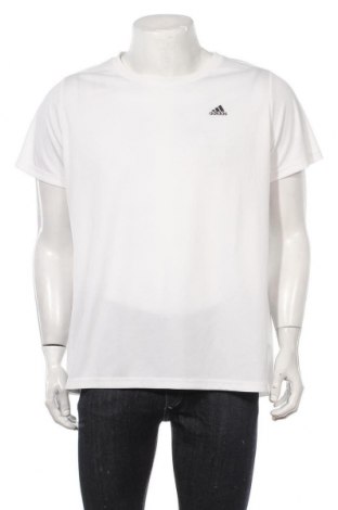 Ανδρικό t-shirt Adidas, Μέγεθος XL, Χρώμα Λευκό, Πολυεστέρας, Τιμή 11,55 €