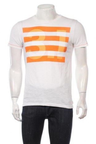 Мъжка тениска Angelo Litrico, Размер S, Цвят Бял, Памук, Цена 12,08 лв.