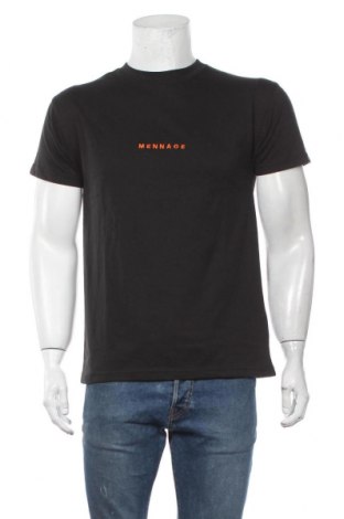 Мъжка тениска Mennace, Размер M, Цвят Черен, 50% памук, 50% полиестер, Цена 14,82 лв.