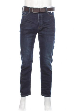 Męskie jeansy Burton of London, Rozmiar M, Kolor Niebieski, 99% bawełna, 1% elastyna, Cena 116,21 zł