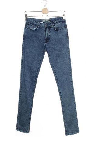 Męskie jeansy Topman, Rozmiar S, Kolor Niebieski, 98% bawełna, 2% elastyna, Cena 106,35 zł