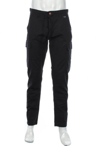 Мъжки панталон Indicode, Размер XL, Цвят Черен, 55% лен, 45% памук, Цена 45,24 лв.