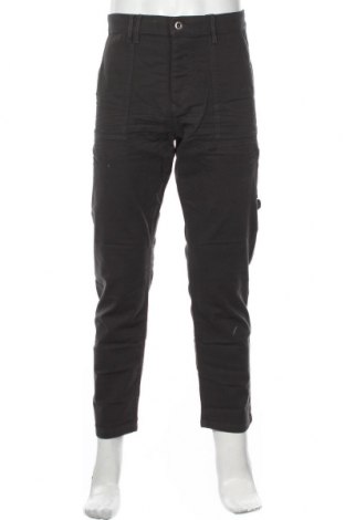 Pantaloni de bărbați Q/S by S.Oliver, Mărime L, Culoare Maro, 98% bumbac, 2% elastan, Preț 137,17 Lei