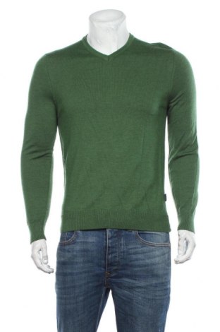 Ανδρικό πουλόβερ Maerz Muenchen, Μέγεθος L, Χρώμα Πράσινο, Μαλλί, Τιμή 20,00 €