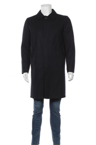 Pánský kabát  Topman, Velikost S, Barva Modrá, 92% polyester, 8% viskóza, Cena  1 240,00 Kč