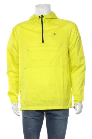 Ανδρικό αθλητικό μπουφάν Adidas, Μέγεθος M, Χρώμα Κίτρινο, Πολυεστέρας, Τιμή 43,09 €