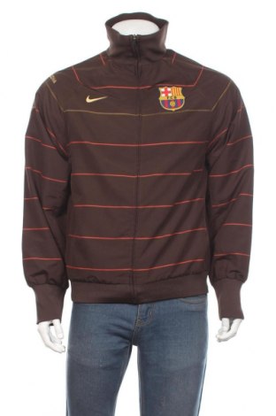 Ανδρικό αθλητικό μπουφάν Nike, Μέγεθος M, Χρώμα Καφέ, Πολυεστέρας, Τιμή 10,37 €