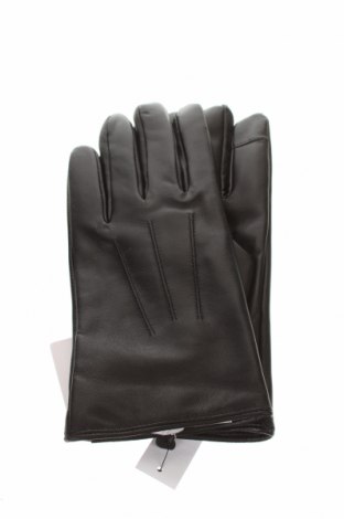 Ръкавици Topman, Цвят Черен, Естествена кожа, Цена 74,25 лв.