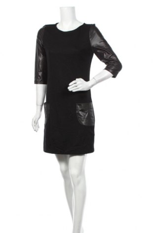 Kleid Buffalo, Größe M, Farbe Schwarz, 67% Viskose, 29% Polyester, 4% Elastan, Kunstleder, Preis 7,73 €