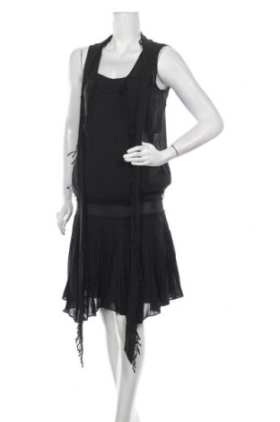 Sukienka DKNY, Rozmiar S, Kolor Czarny, 92% jedwab, 8% elastyna, Cena 808,27 zł