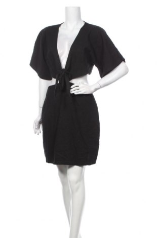 Φόρεμα LeGer By Lena Gercke, Μέγεθος L, Χρώμα Μαύρο, 55% λινό, 45% βαμβάκι, Τιμή 49,87 €
