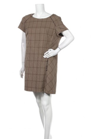 Kleid Next, Größe XXL, Farbe Braun, 65% Polyester, 34% Viskose, 1% Elastan, Preis 22,27 €