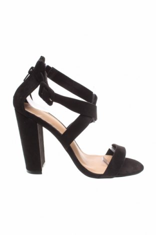 Sandale Shoedazzle, Mărime 38, Culoare Negru, Textil, Preț 77,96 Lei