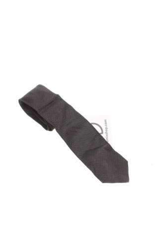 Вратовръзка Hugo Boss, Цвят Сив, Коприна, Цена 24,70 лв.