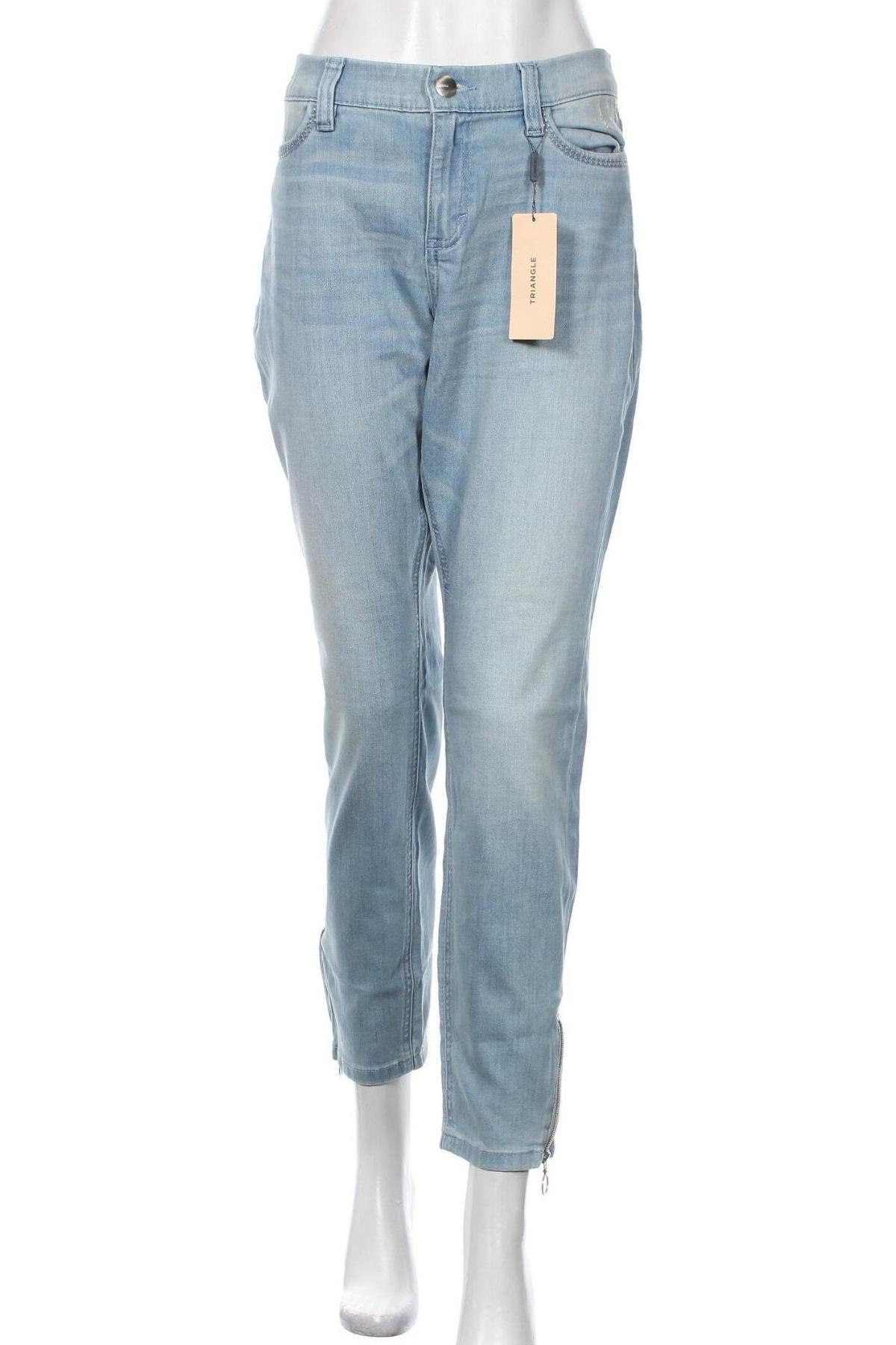 Dámske džínsy  Triangle By s.Oliver, Veľkosť XL, Farba Modrá, 67% bavlna, 18% polyester, 14% lyocell, 1% elastan, Cena  53,74 €