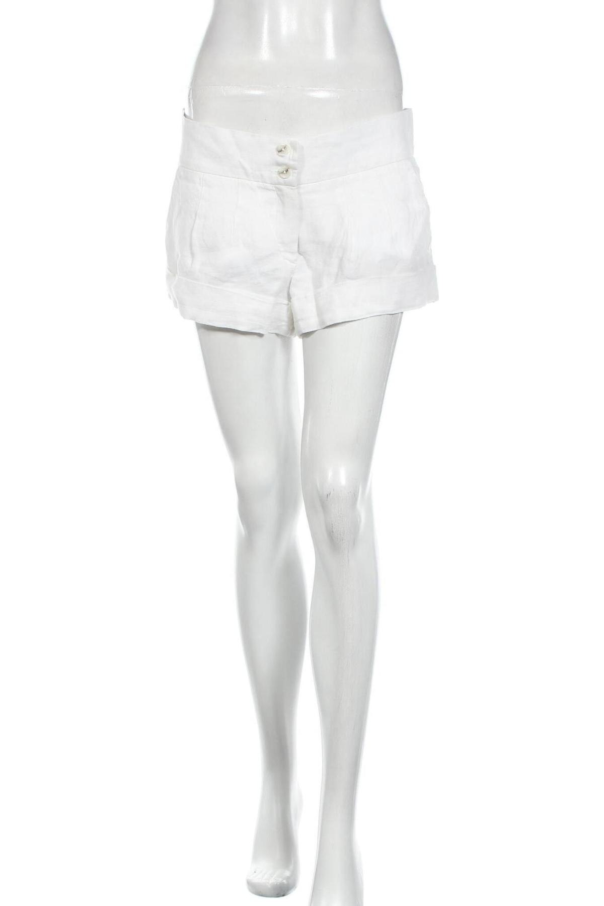 Дамски къс панталон Joseph, Размер M, Цвят Бял, Лен, Цена 118,00 лв.