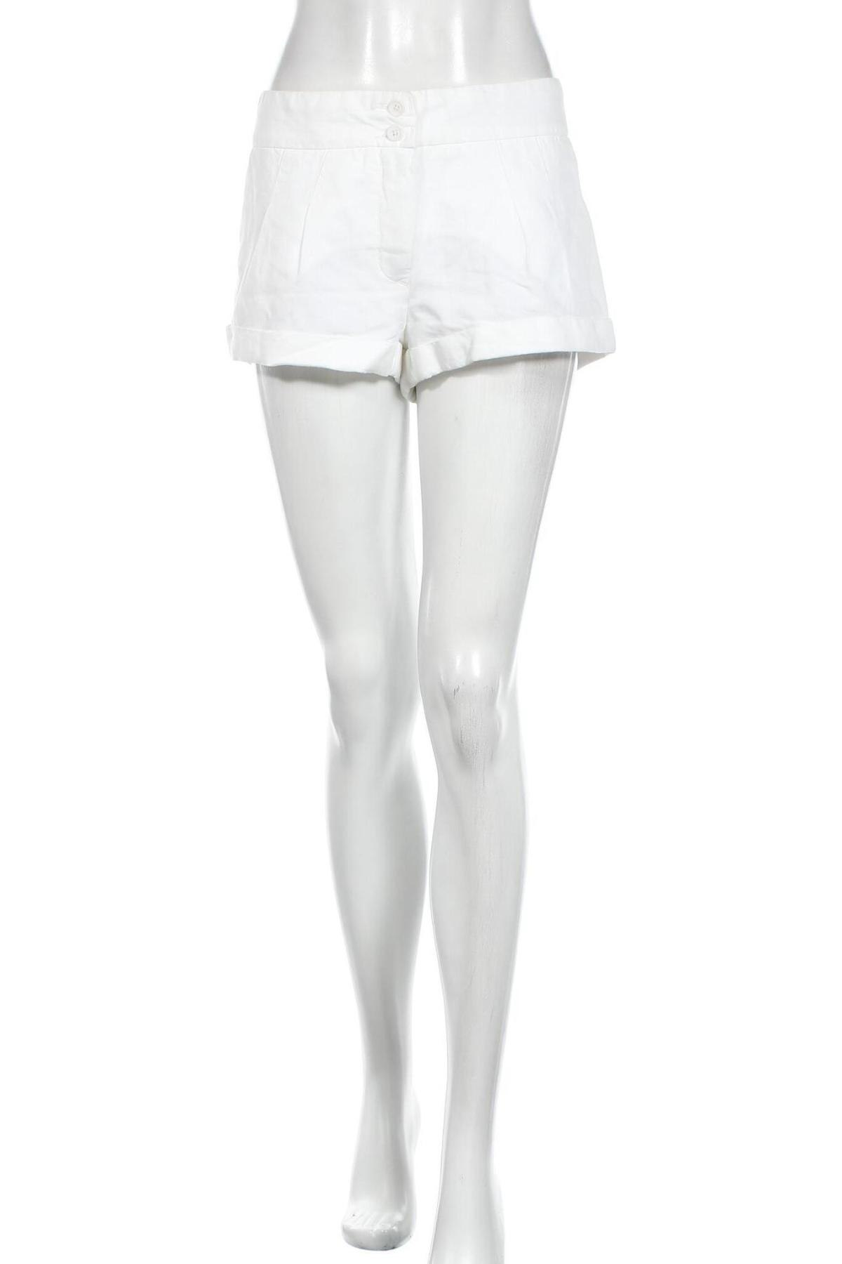 Дамски къс панталон Joseph, Размер M, Цвят Бял, 45% памук, 55% лен, Цена 123,00 лв.