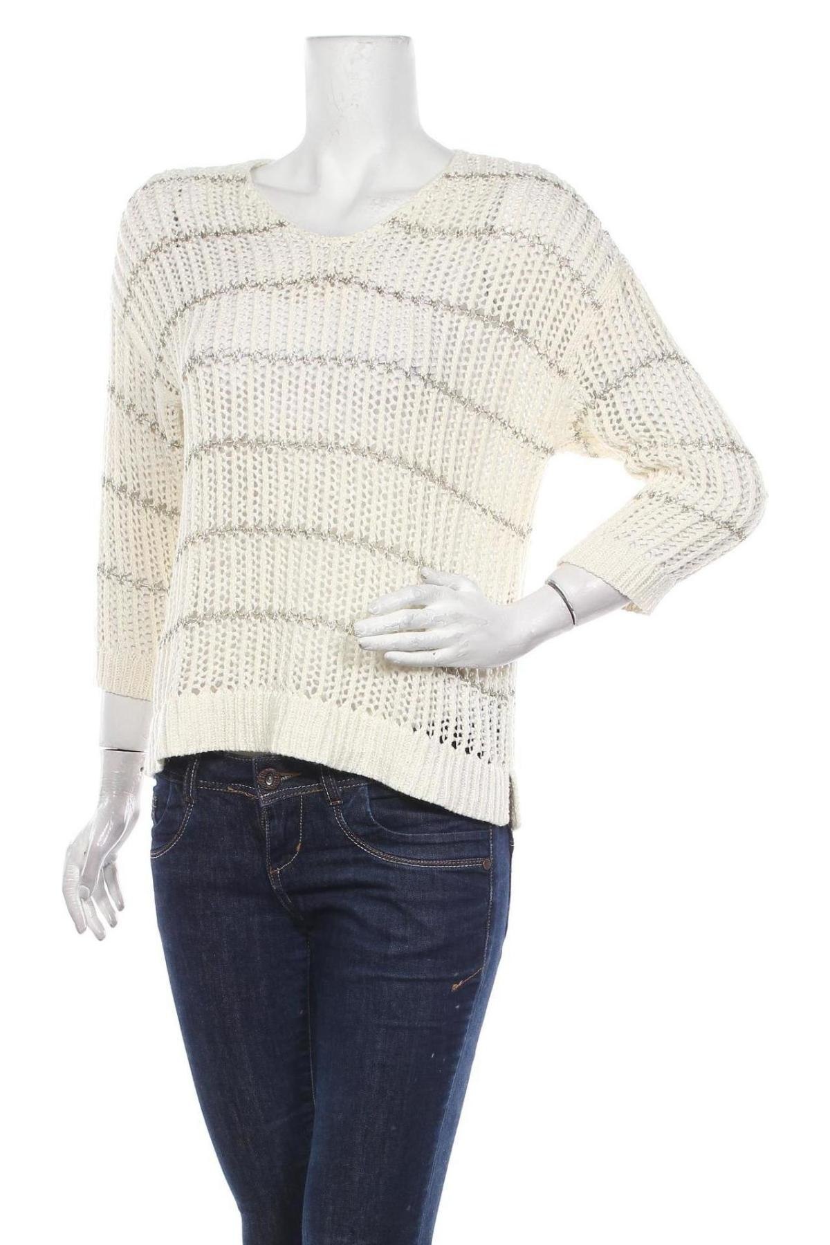 Дамски пуловер Chico's, Размер M, Цвят Екрю, Цена 34,00 лв.