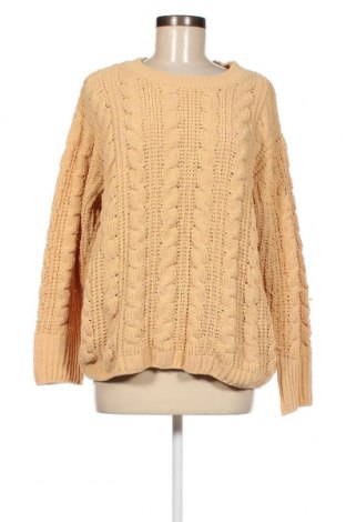 Дамски пуловер Laura Torelli, Размер L, Цвят Бежов, Цена 6,46 лв.