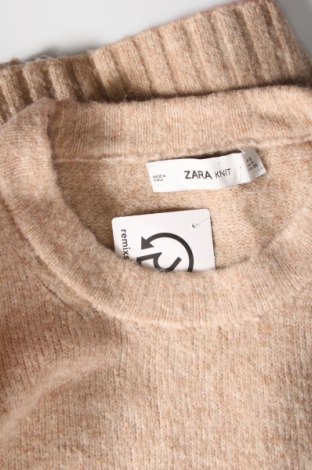Dámský svetr Zara, Velikost S, Barva Béžová, Cena  140,00 Kč