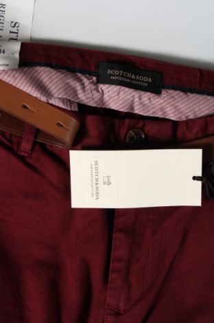 Ανδρικό παντελόνι Scotch & Soda, Μέγεθος L, Χρώμα Κόκκινο, Τιμή 112,37 €