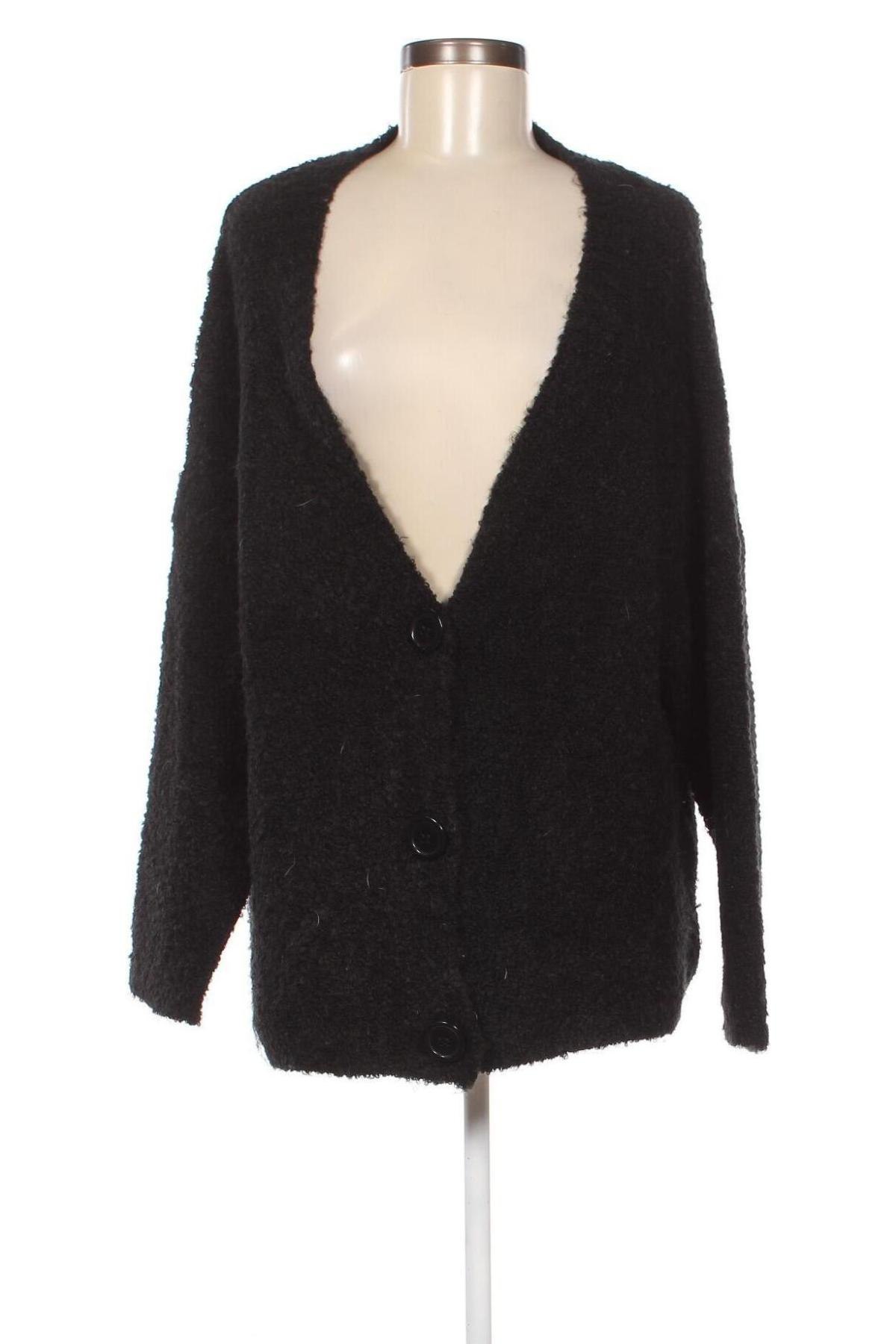 Cardigan de damă Gina, Mărime L, Culoare Negru, Preț 23,85 Lei