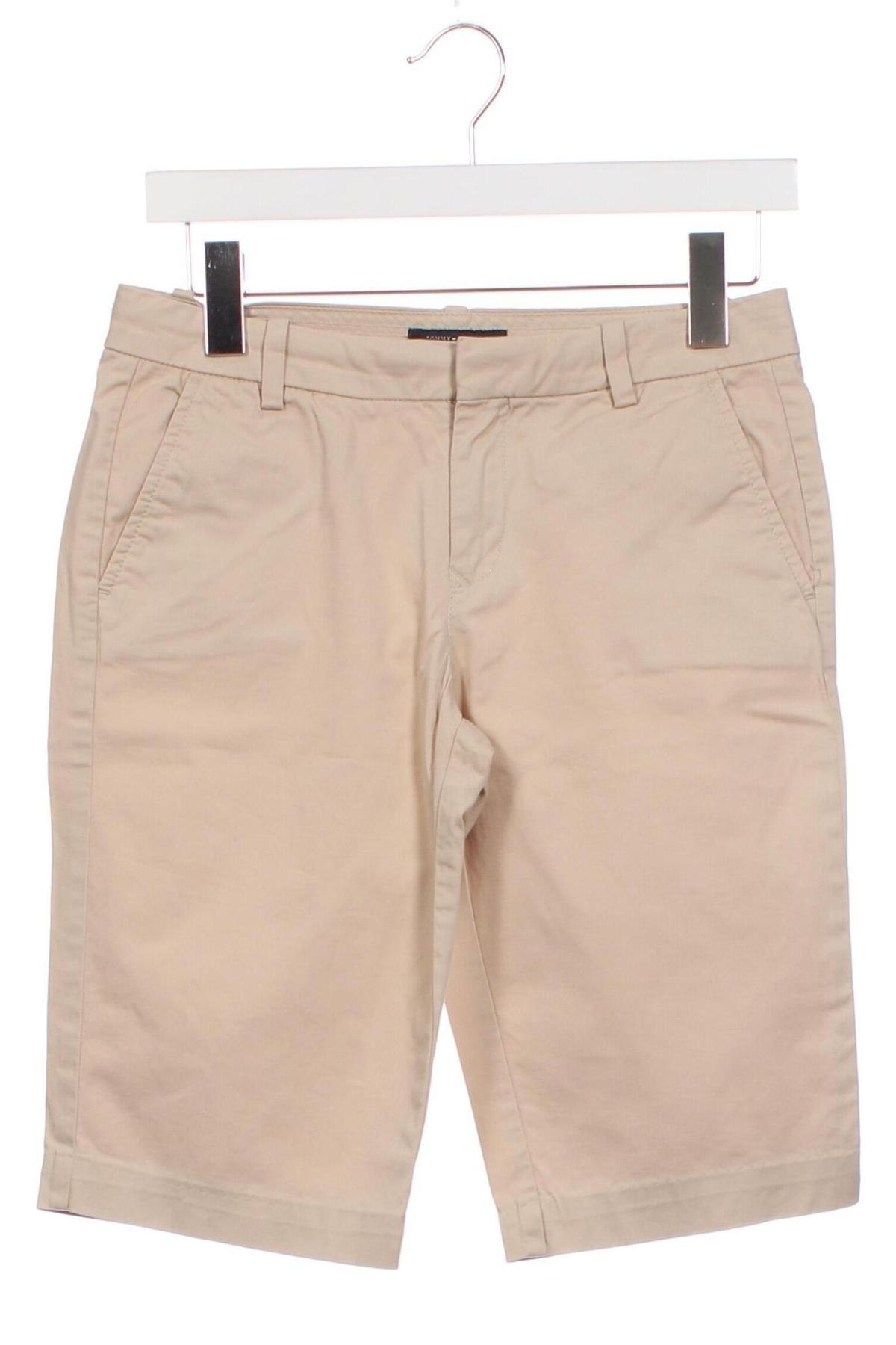 Pantaloni scurți de femei Tommy Hilfiger, Mărime S, Culoare Bej, Preț 194,08 Lei